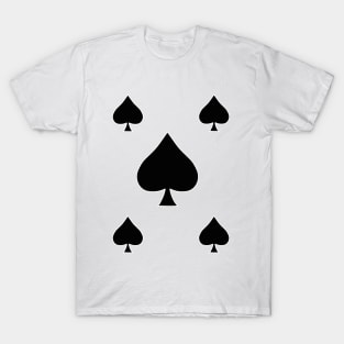 Pikes Spades Suit Playing Card Symbol T-Shirt